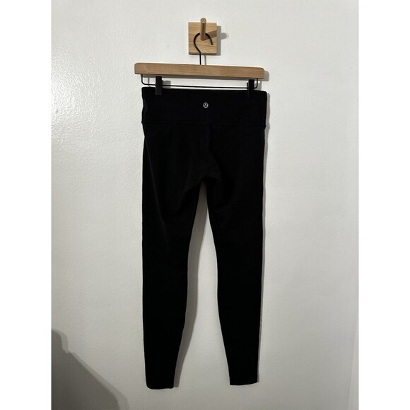 Lululemon Women's Wunder Under Black Legging Pant 30” Inseam Medium Activewear - Picture 5 of 6
